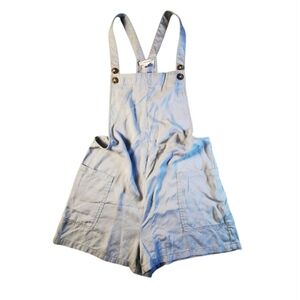 Light Blue shortall with Pockets